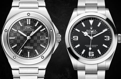 iwc portofino vs rolex explorer|rolex vs betweeen watches.